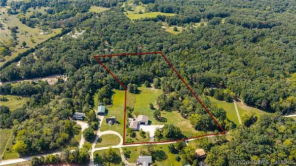 9.5 Acres of Land with Home for Sale in Eldon, Missouri