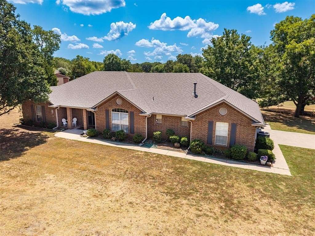 2.5 Acres of Land with Home for Sale in Tecumseh, Oklahoma