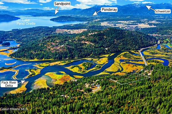 29.6 Acres of Recreational Land with Home for Sale in Sandpoint, Idaho