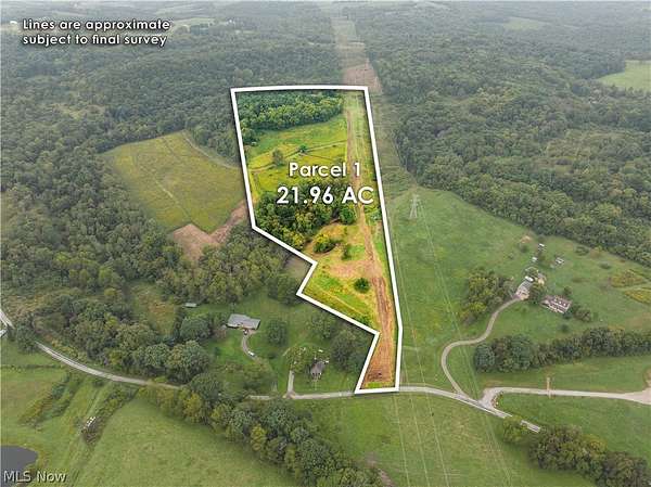 21.9 Acres of Recreational Land for Auction in Dresden, Ohio