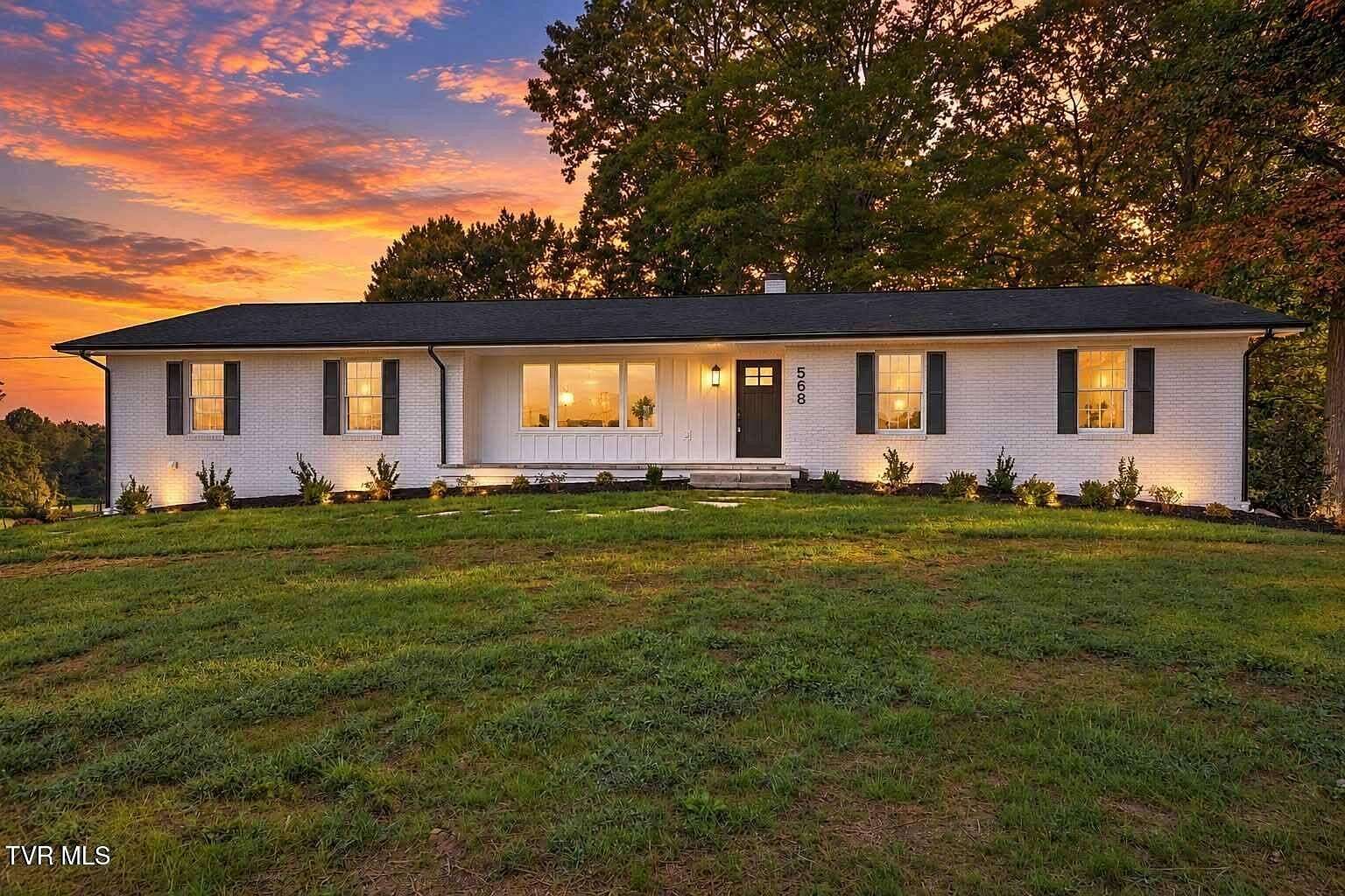 10.5 Acres of Land with Home for Sale in Fall Branch, Tennessee