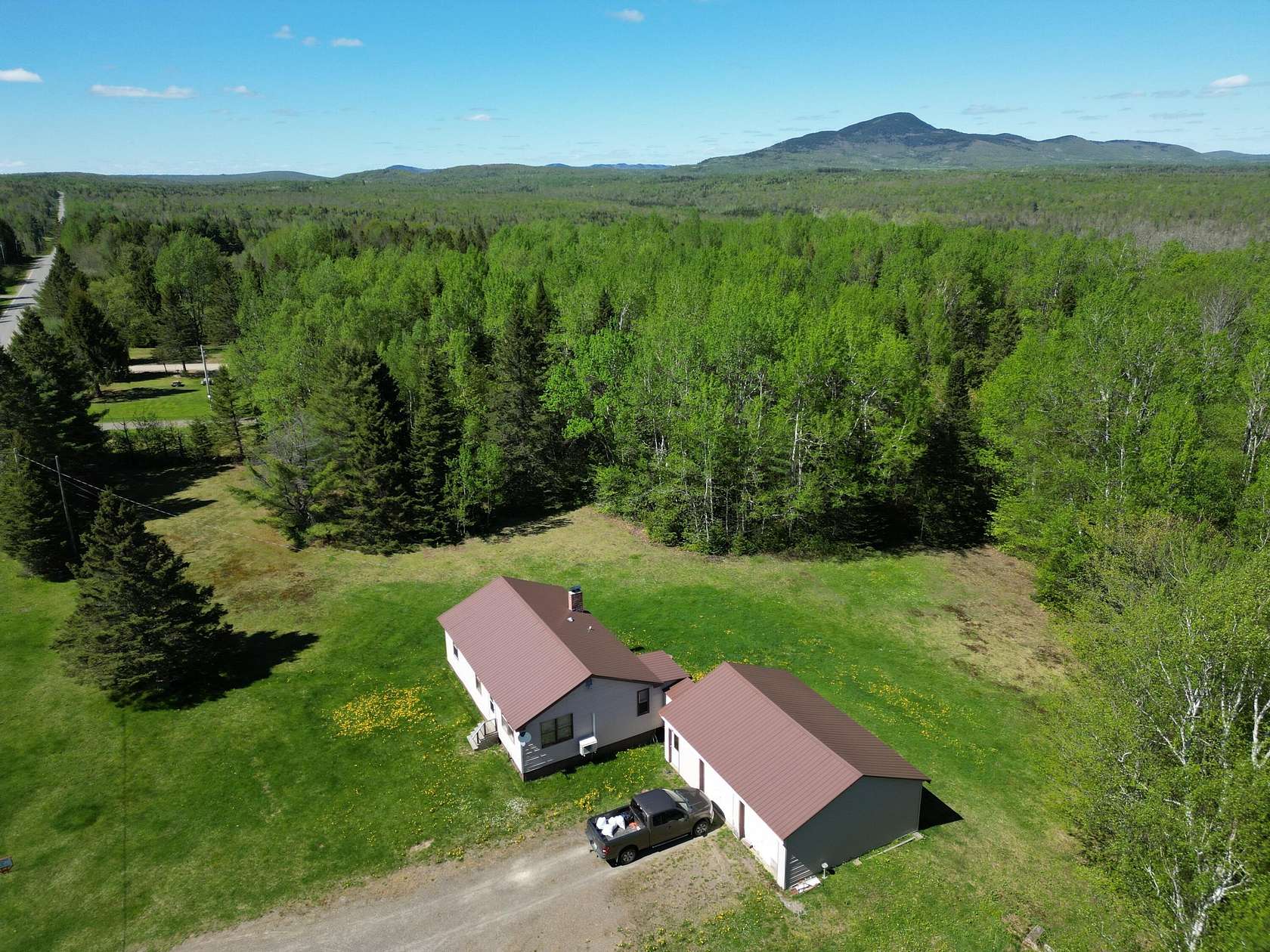3.2 Acres of Land with Home for Sale in Mount Chase Town, Maine