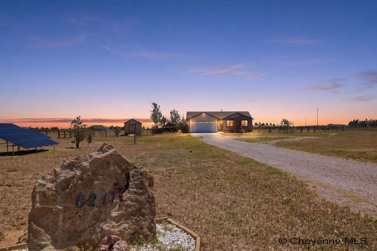 4.74 Acres of Land with Home for Sale in Cheyenne, Wyoming