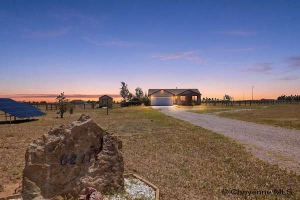 4.74 Acres of Land with Home for Sale in Cheyenne, Wyoming