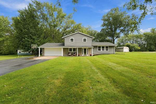 1.75 Acres of Land with Home for Sale in Huntington, Indiana