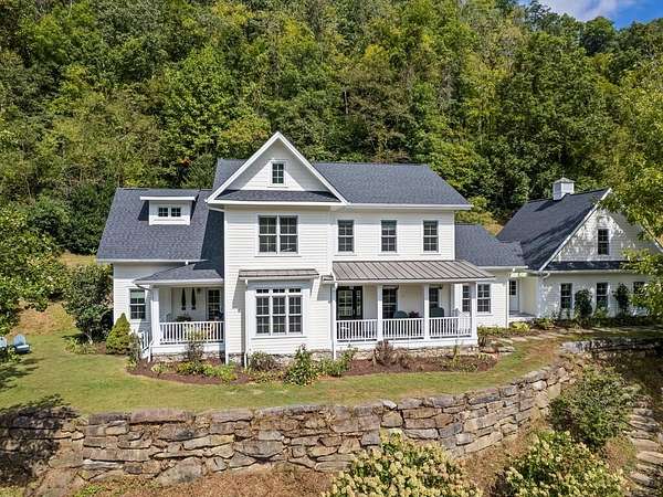 11.2 Acres of Land with Home for Sale in Clyde, North Carolina