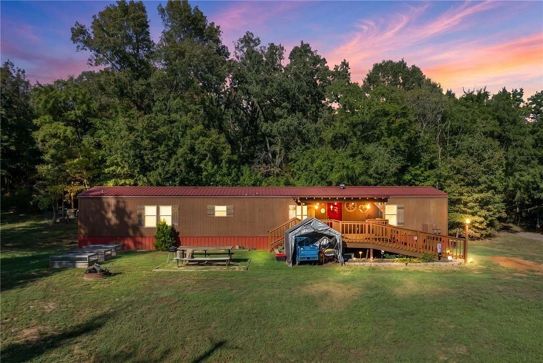 7.2 Acres of Land with Home for Sale in Mountainburg, Arkansas