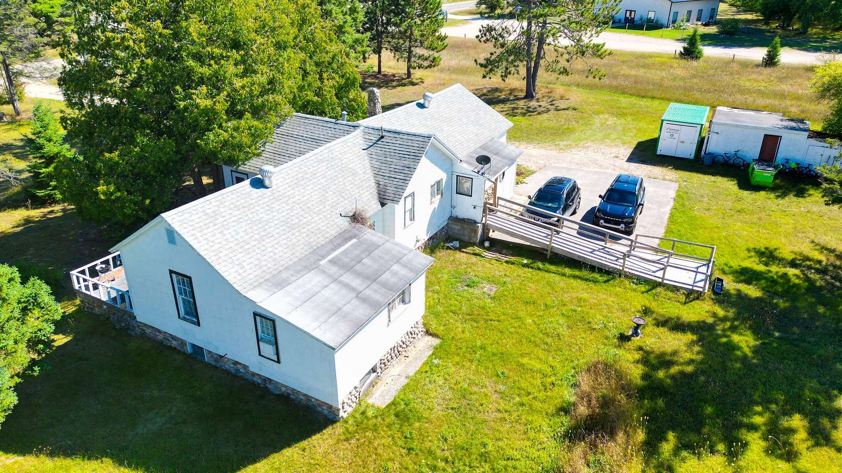 2.62 Acres of Land with Home for Sale in Carp Lake, Michigan