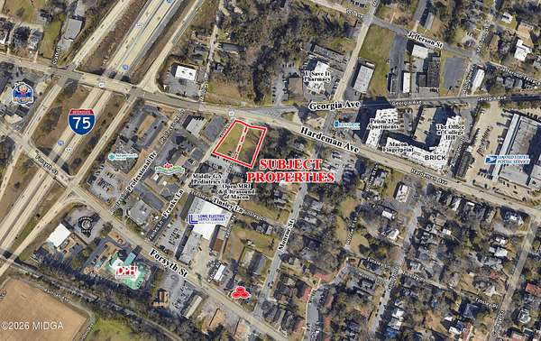 0.89 Acres of Commercial Land for Sale in Macon, Georgia