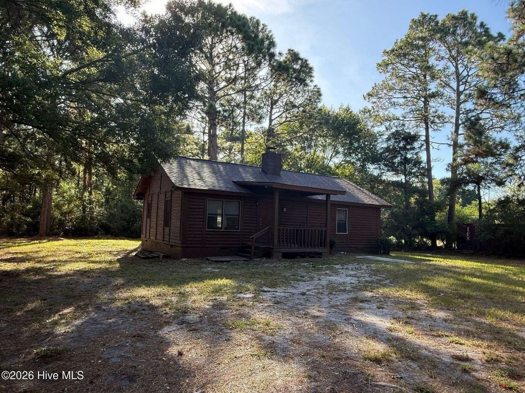 3.34 Acres of Land with Home for Lease in Hubert, North Carolina
