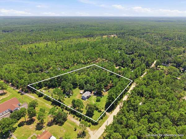 4.16 Acres of Land with Home for Sale in Tallahassee, Florida