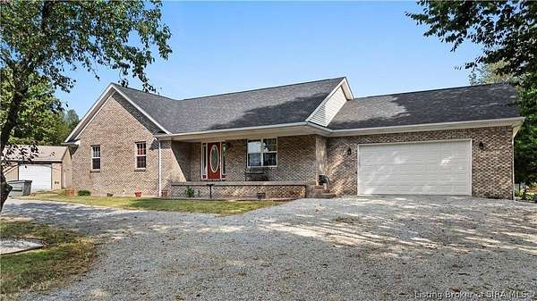 7.6 Acres of Land with Home for Sale in Scottsburg, Indiana