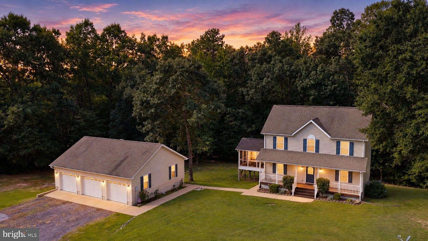 8.43 Acres of Land with Home for Sale in King George, Virginia