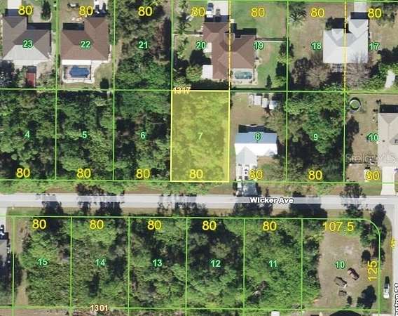 0.23 Acres of Residential Land for Sale in Port Charlotte, Florida