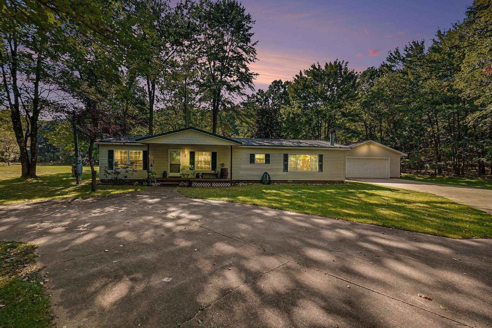 9 Acres of Land with Home for Sale in Irons, Michigan