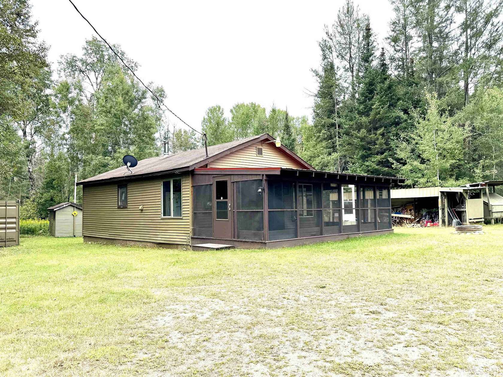 30 Acres of Recreational Land with Home for Sale in Arnold, Michigan