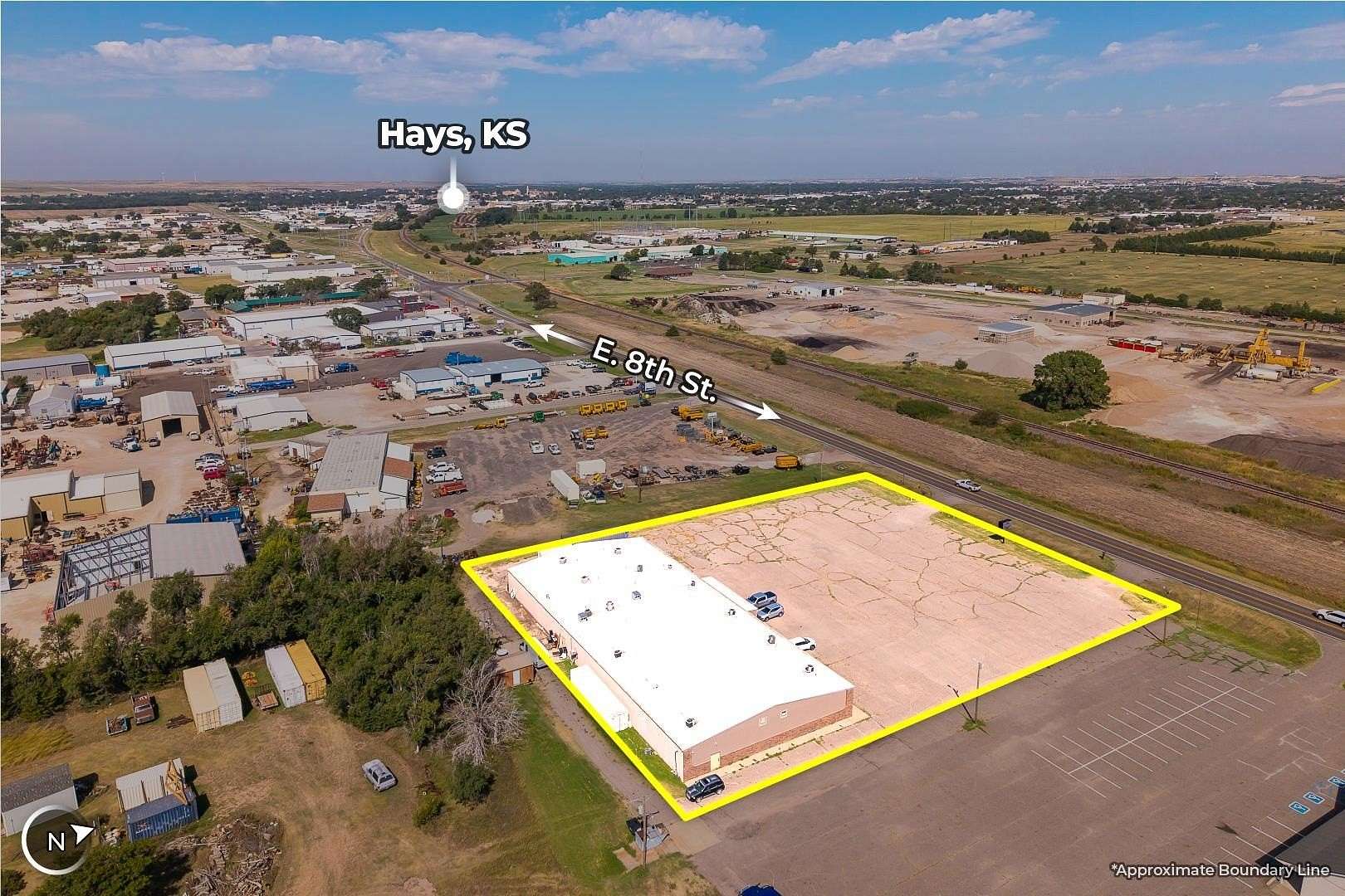 1.6 Acres of Commercial Land for Auction in Hays, Kansas