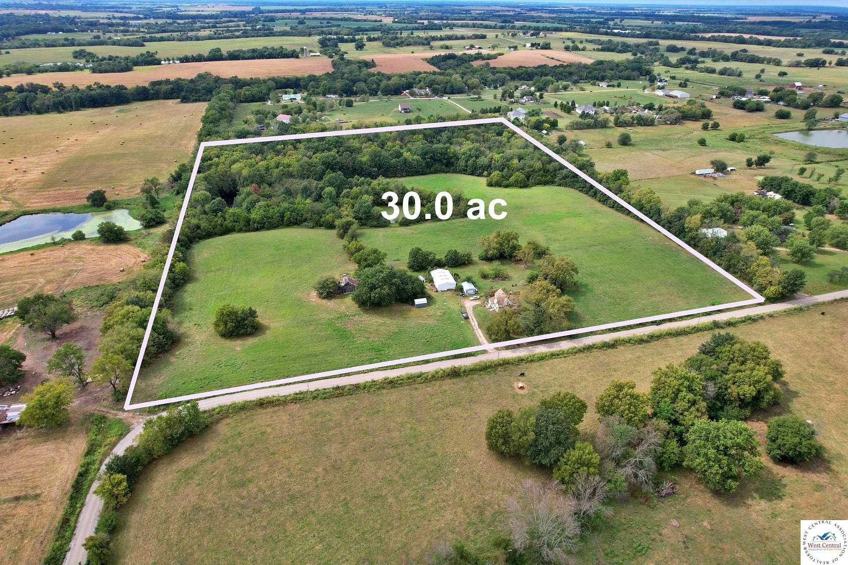 30 Acres of Recreational Land with Home for Sale in Green Ridge, Missouri