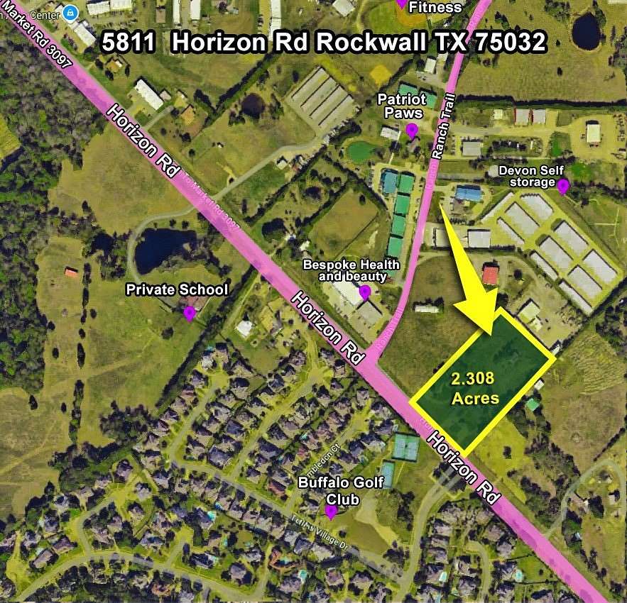 2.3 Acres of Mixed-Use Land for Sale in Rockwall, Texas