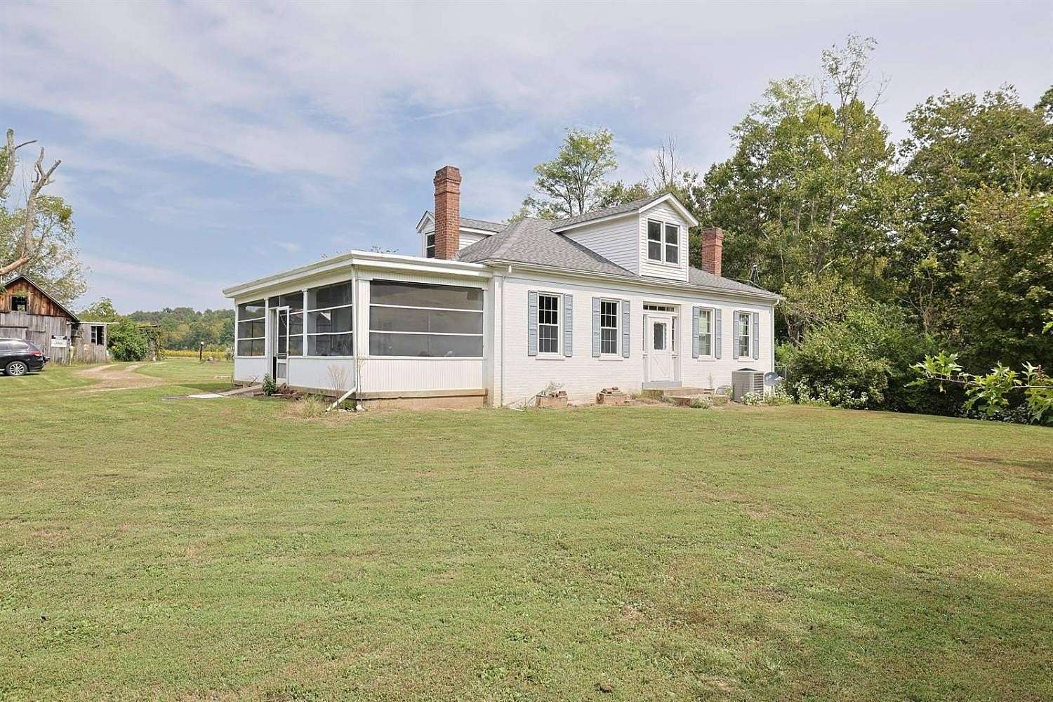 9.59 Acres of Land with Home for Sale in West Harrison, Indiana