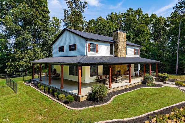 5 Acres of Land with Home for Sale in Nashville, Indiana