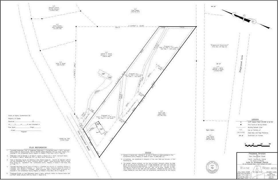 1.23 Acres of Residential Land for Sale in North Yarmouth Town, Maine