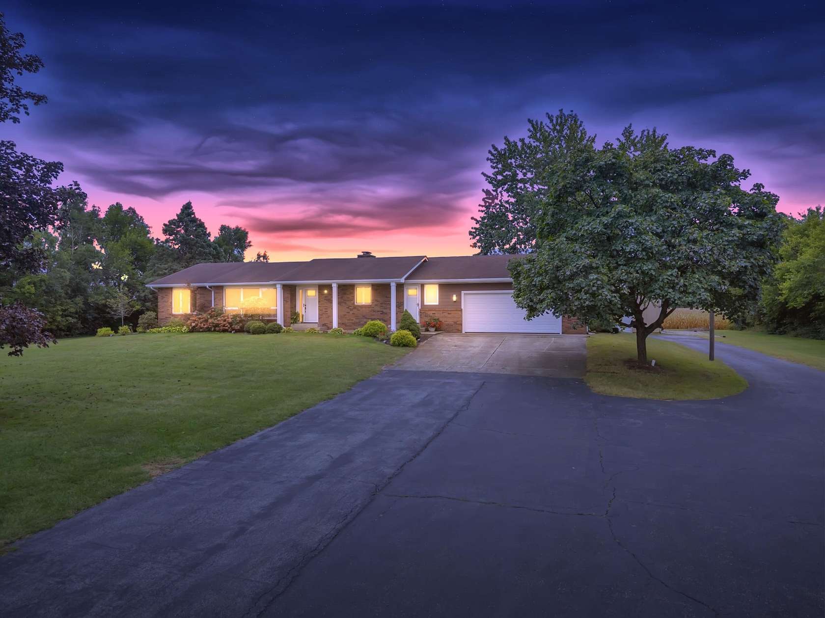 1.58 Acres of Land with Home for Sale in De Motte, Indiana