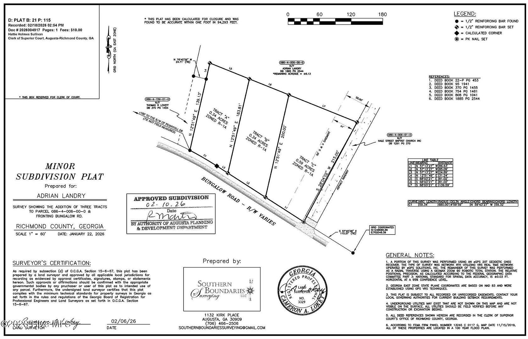 0.59 Acres of Residential Land for Sale in Augusta, Georgia