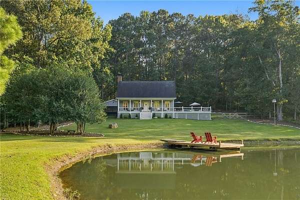 10.4 Acres of Recreational Land with Home for Sale in Acworth, Georgia