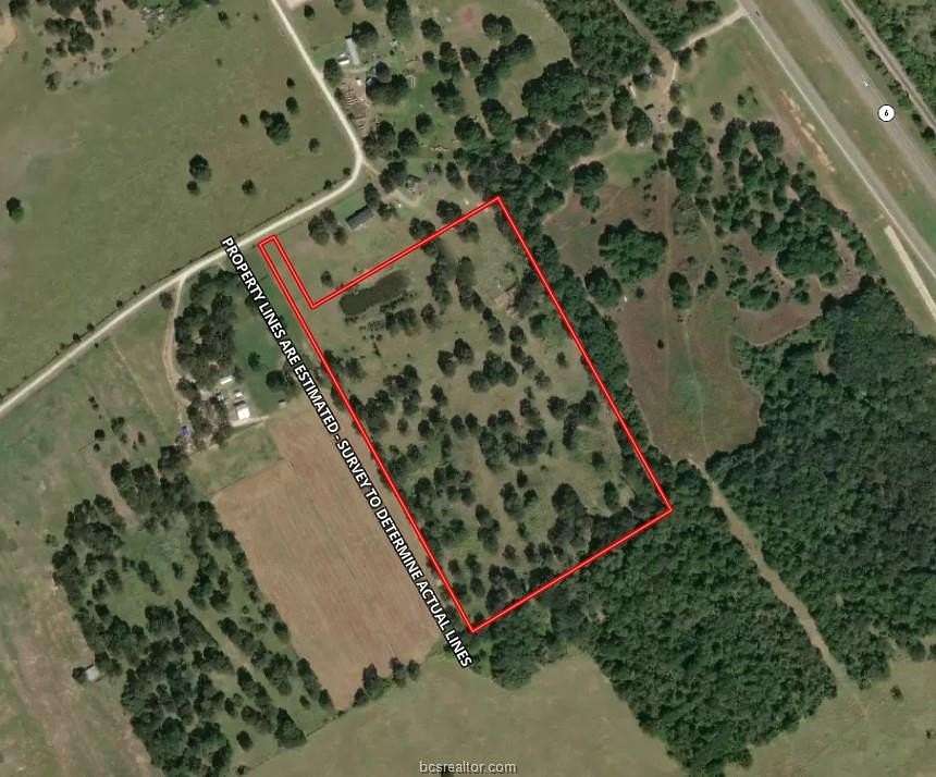 16.6 Acres of Recreational & Residential Land for Sale in Calvert, Texas