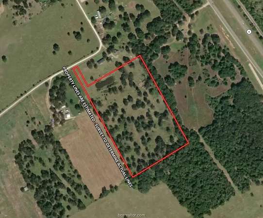 16.6 Acres of Recreational & Residential Land for Sale in Calvert, Texas
