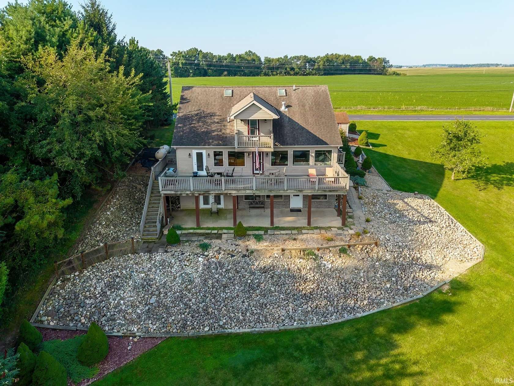 1.88 Acres of Land with Home for Sale in Pleasant Lake, Indiana