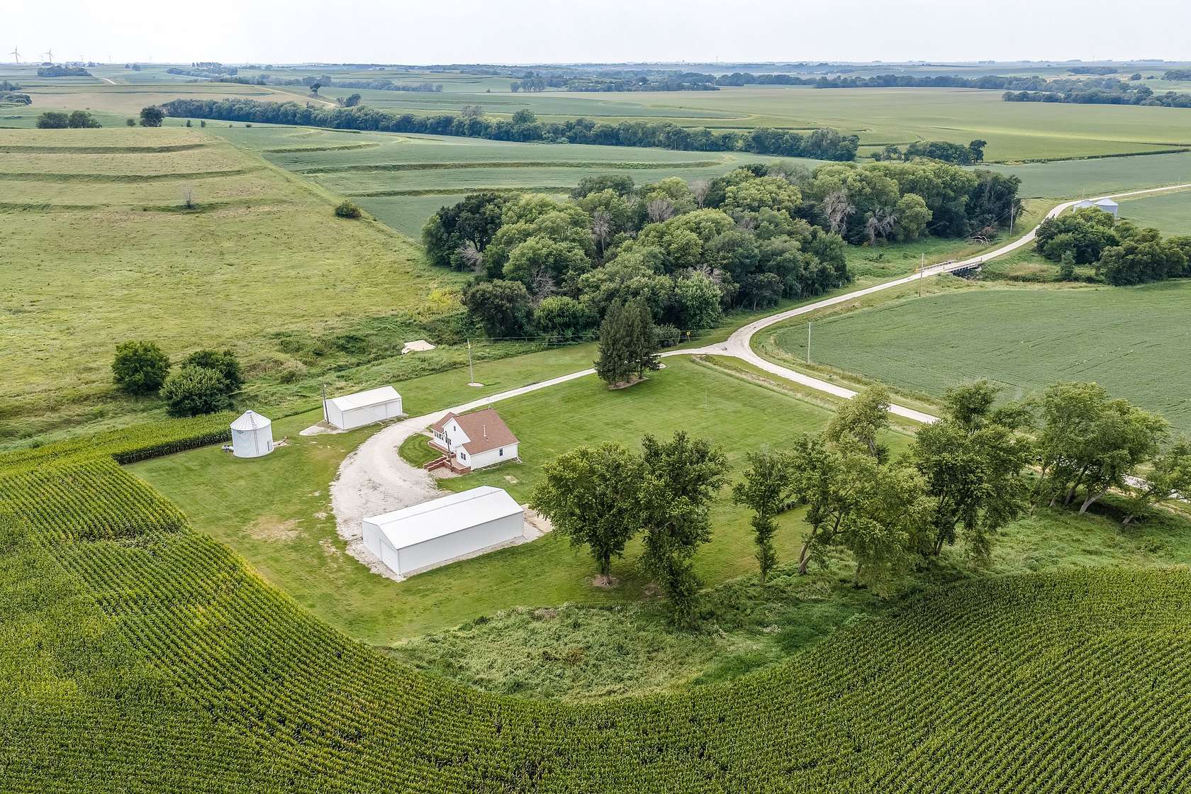 4.75 Acres of Land with Home for Sale in Harlan, Iowa