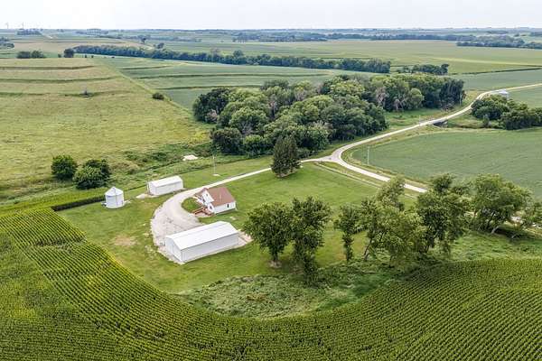 4.75 Acres of Land with Home for Sale in Harlan, Iowa