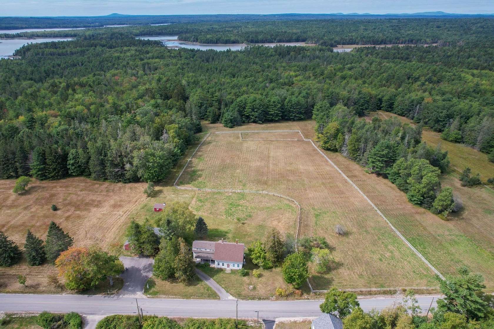 30 Acres of Land with Home for Sale in Hancock, Maine