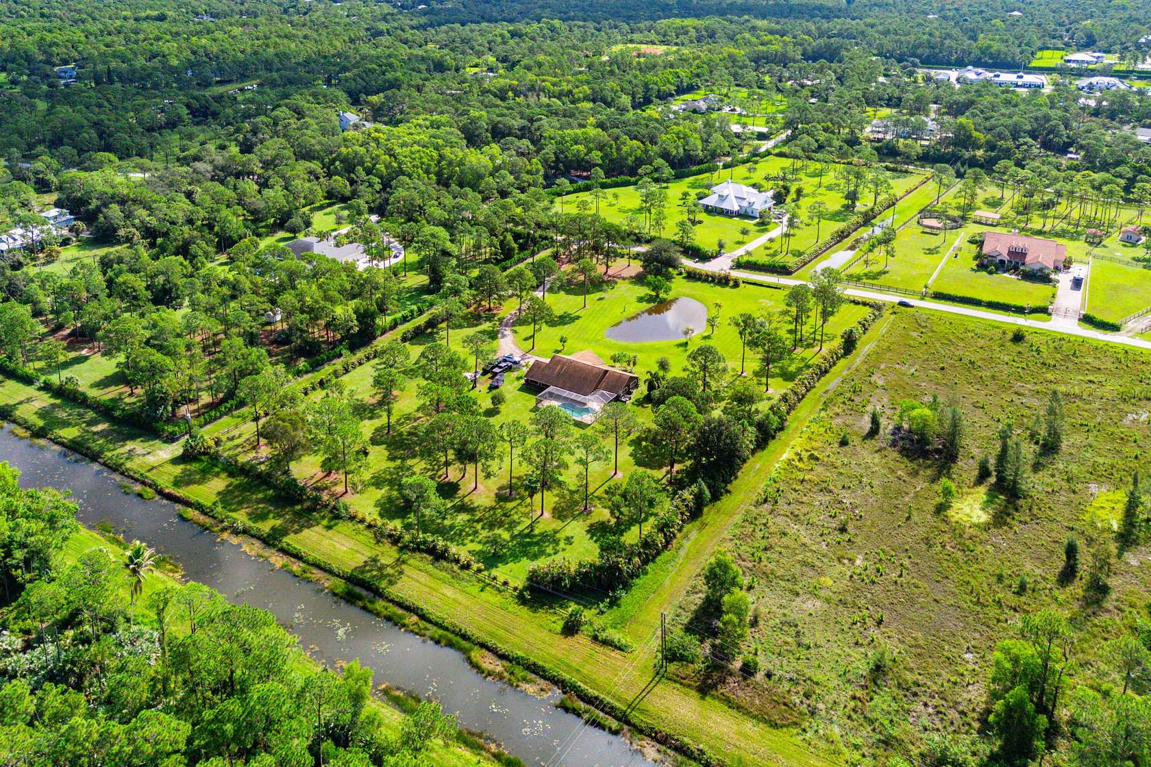 5 Acres of Land with Home for Lease in West Palm Beach, Florida