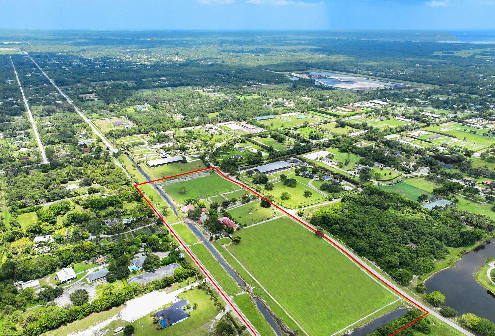 5 Acres of Land with Home for Sale in Loxahatchee Groves, Florida