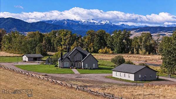 20 Acres of Land with Home for Sale in Gallatin Gateway, Montana