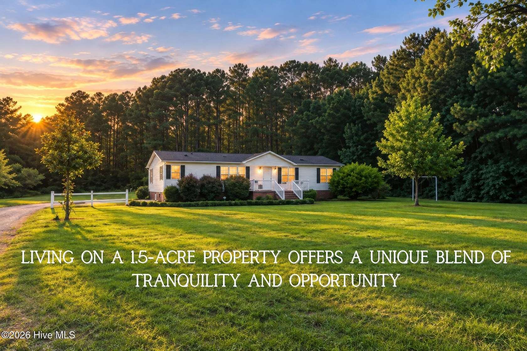 1.5 Acres of Land with Home for Sale in Shallotte, North Carolina