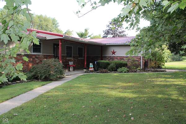 10.7 Acres of Land with Home for Sale in Sunman, Indiana