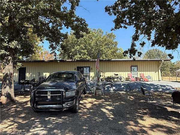 18.2 Acres of Recreational Land with Home for Sale in Bokoshe, Oklahoma