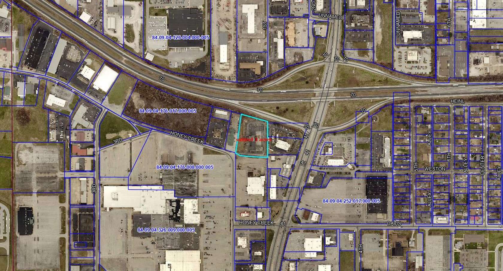 3 Acres of Commercial Land for Sale in Terre Haute, Indiana