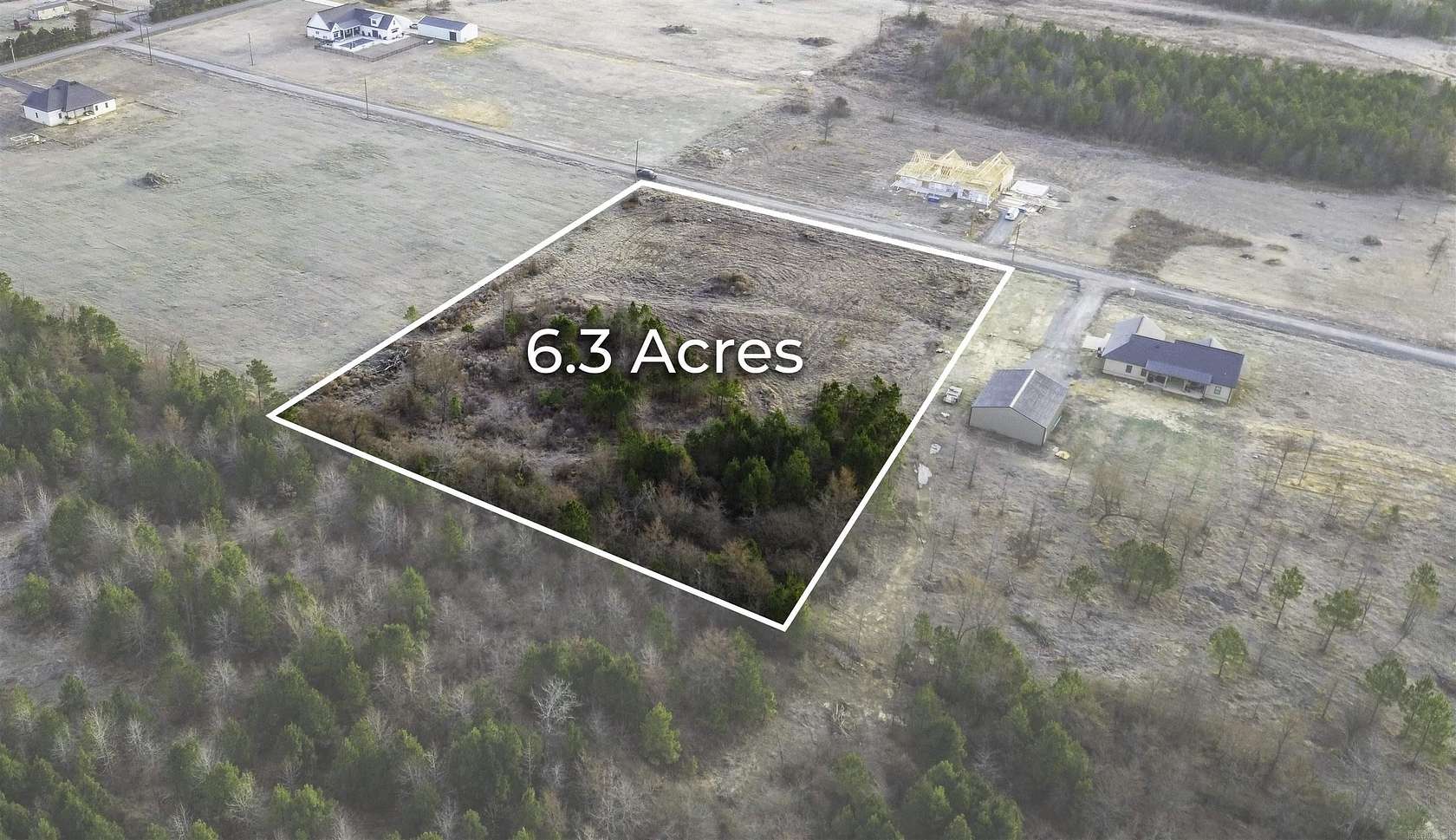 6.3 Acres of Land for Sale in Beebe, Arkansas