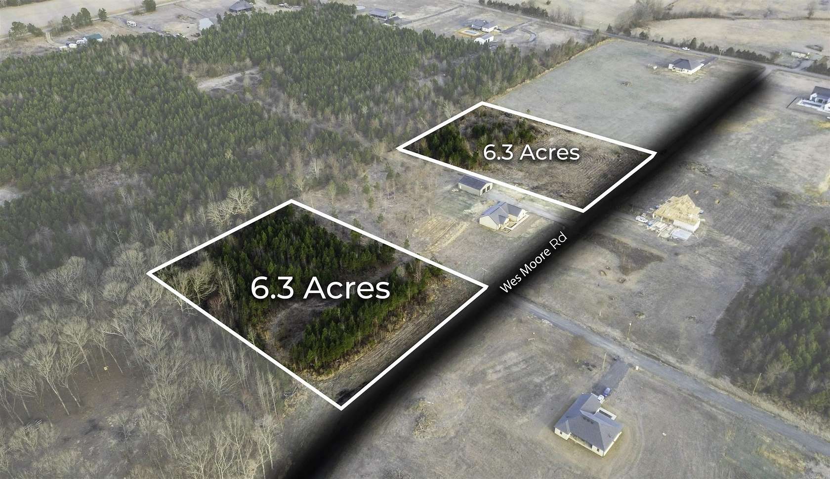 6.3 Acres of Land for Sale in Beebe, Arkansas