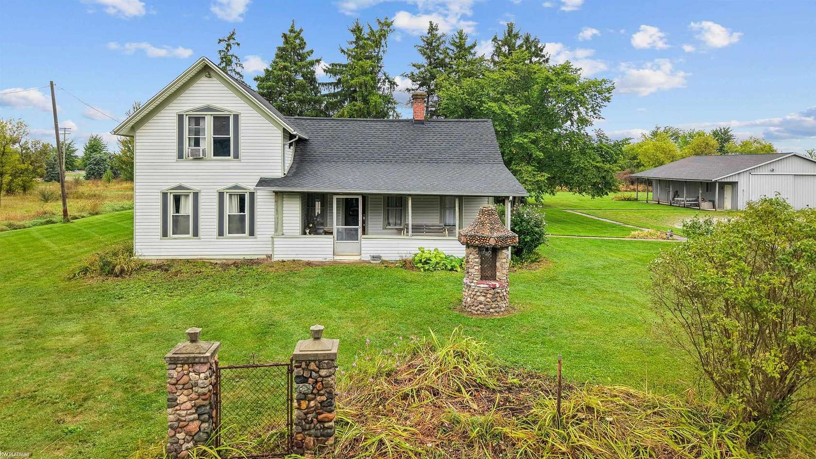 4.12 Acres of Land with Home for Sale in Riley Township, Michigan
