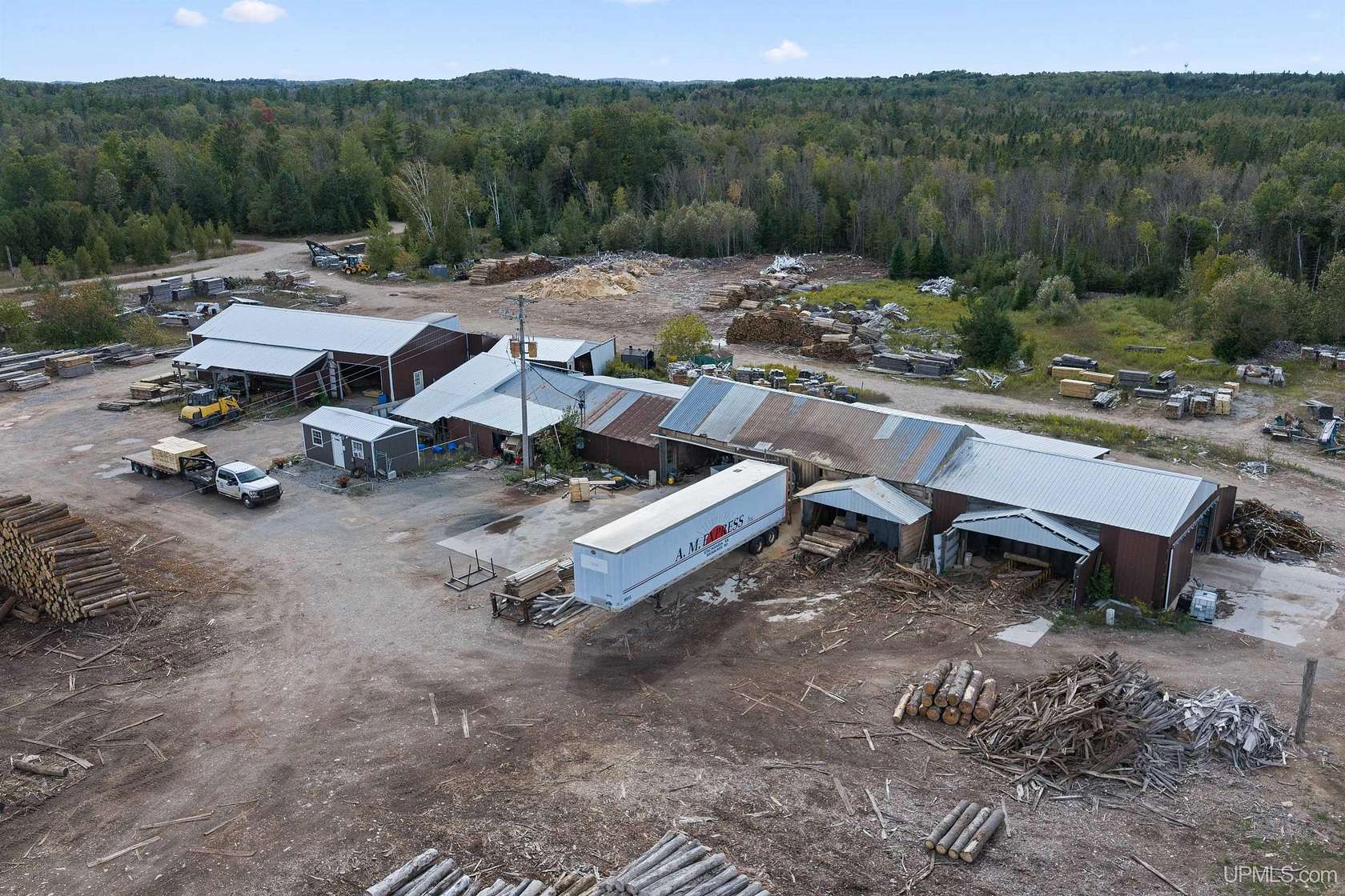 7.52 Acres of Improved Commercial Land for Sale in Spalding, Michigan