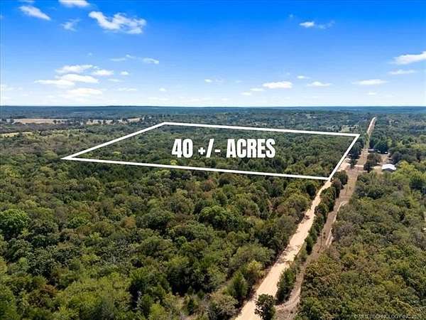 39.8 Acres of Recreational Land for Sale in Sasakwa, Oklahoma