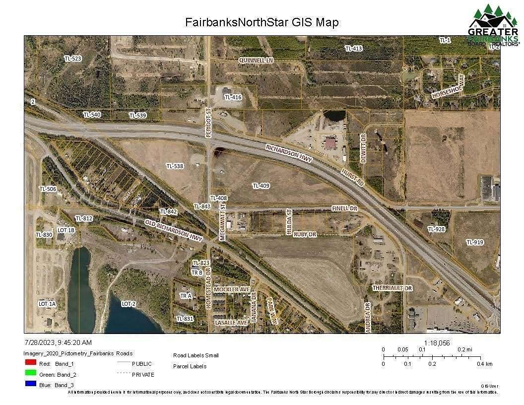 8 Acres of Commercial Land for Sale in North Pole, Alaska