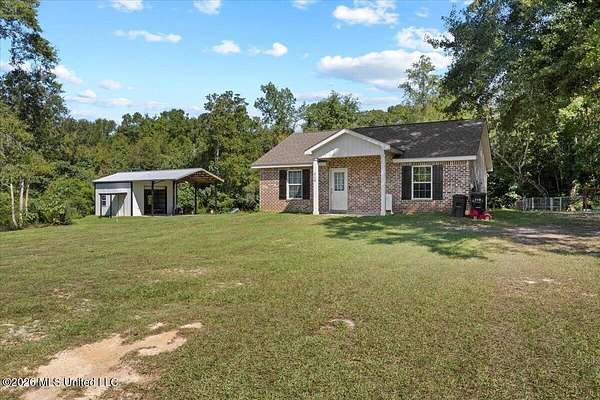 2.25 Acres of Land with Home for Sale in Lucedale, Mississippi