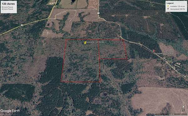 120 Acres of Recreational Land for Sale in Hope, Arkansas